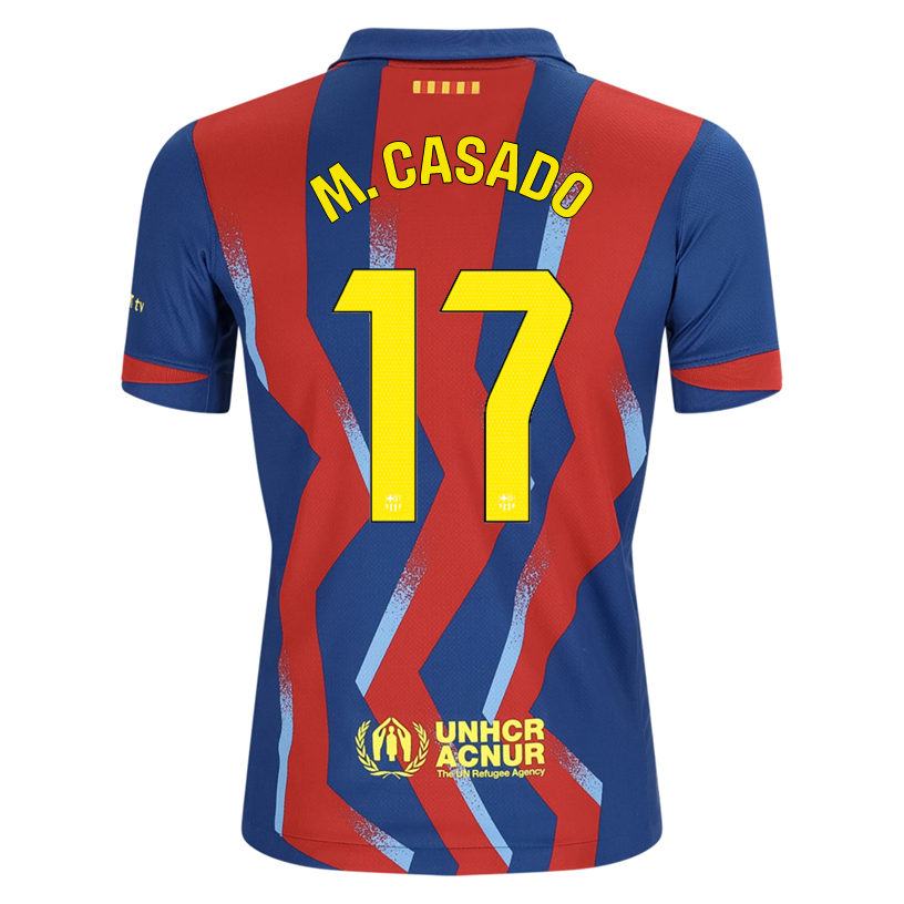 Barcelona Red) 2025-2026 UCL Home Jersey – Authentic Shirt