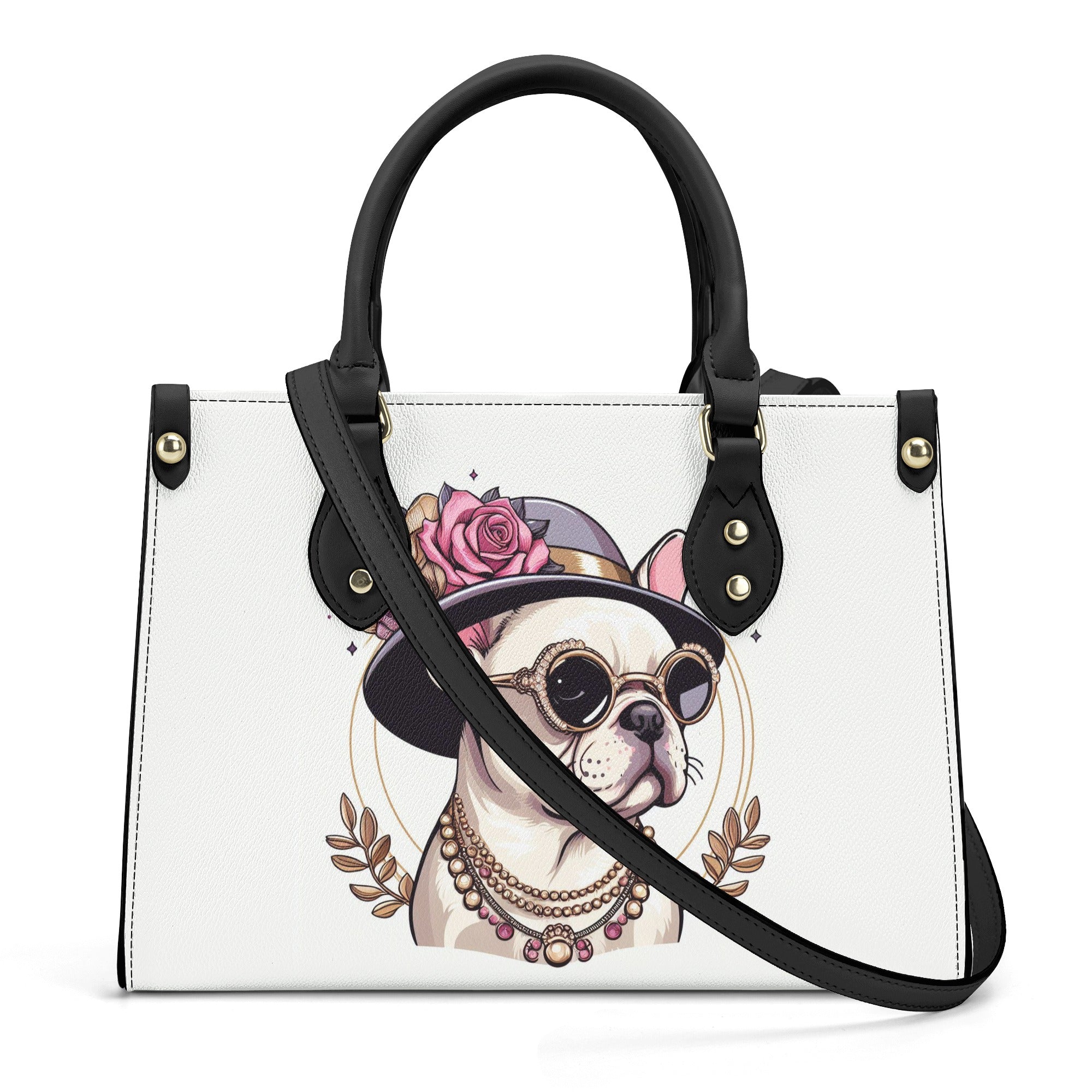 French Bulldog Lover Queen Luxury Women Handbag Cute Frenchie Fan Gear