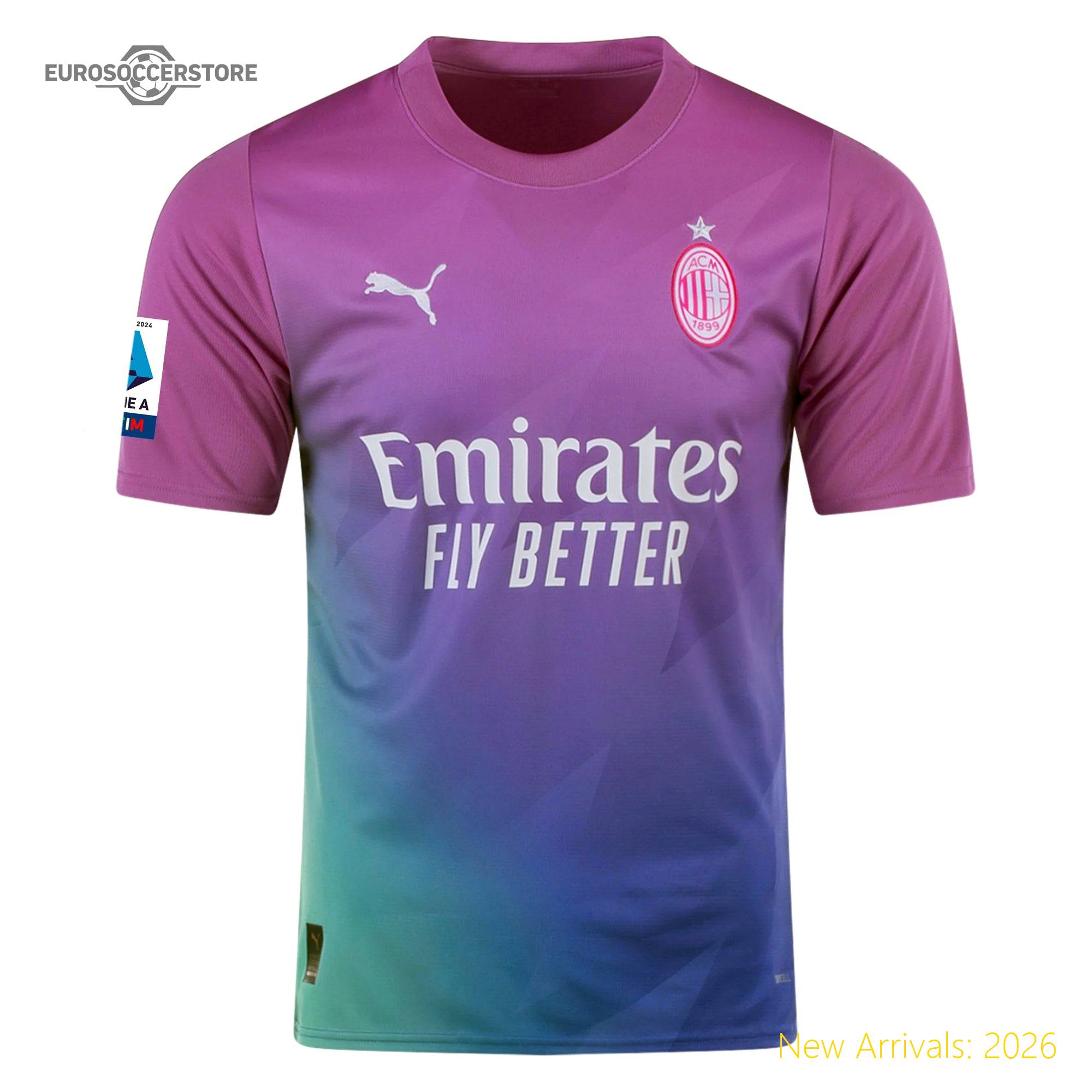 Fashionable Men Premium Acm Soccer Star Third Jersey 2023