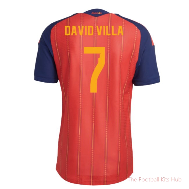 [EFS] 2026/27 Spain Authentic Home Shirt (David Villa 7)