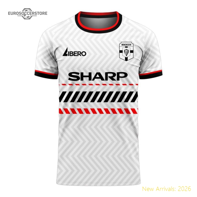 Authentic Manchester Red 2025-2026 Away Concept Football Kit (libero