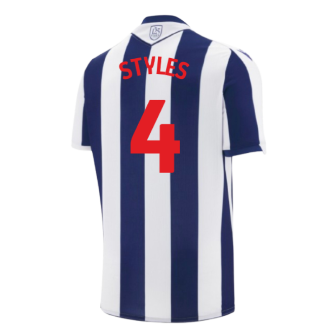 Professional 2025-2026 West Brom Home With Retro Design - Rising Star