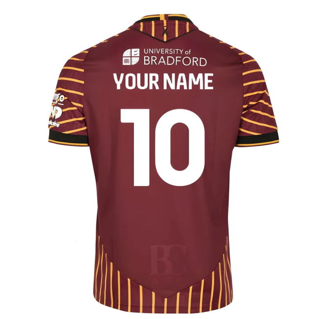 2025-2026 Home Shirt by Bradford City (Men
