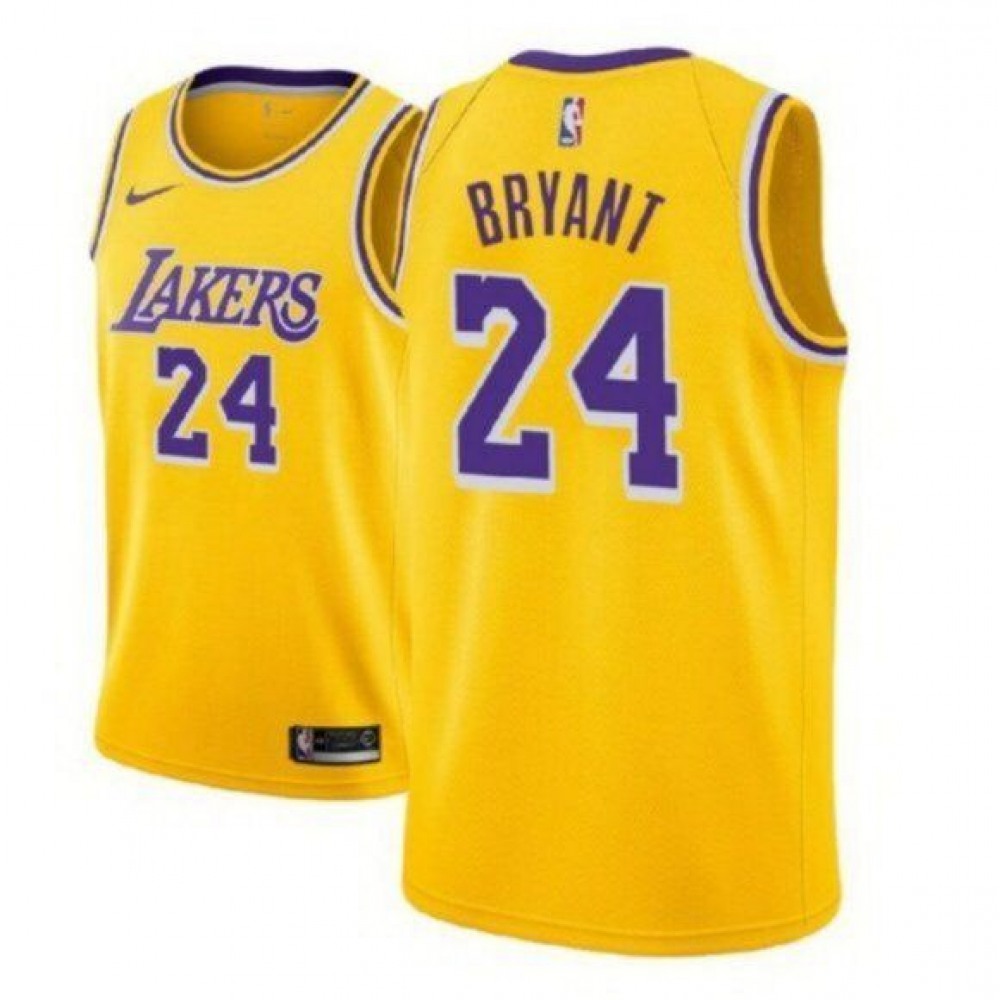 Game Day Retro Men's LA Lakers #24 Kobe Gold Basketball Jersey