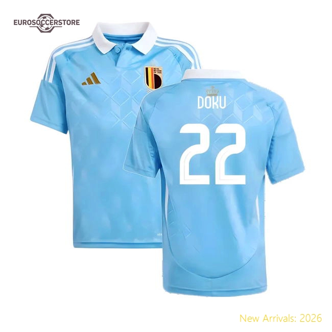 Belgium Children 2024 Away Jersey Shirt Football Fan Supporter Collection