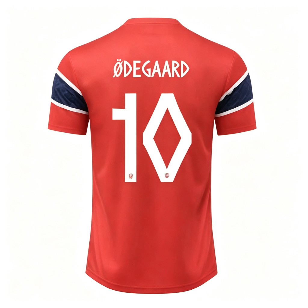 [HP] Norway Martin Odegaard #10 Captain Home Jersey 2026 World Cup
