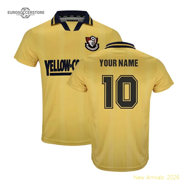 1995-1996 Bournemouth Away Retro Shirt (your Name) - Collectors Item