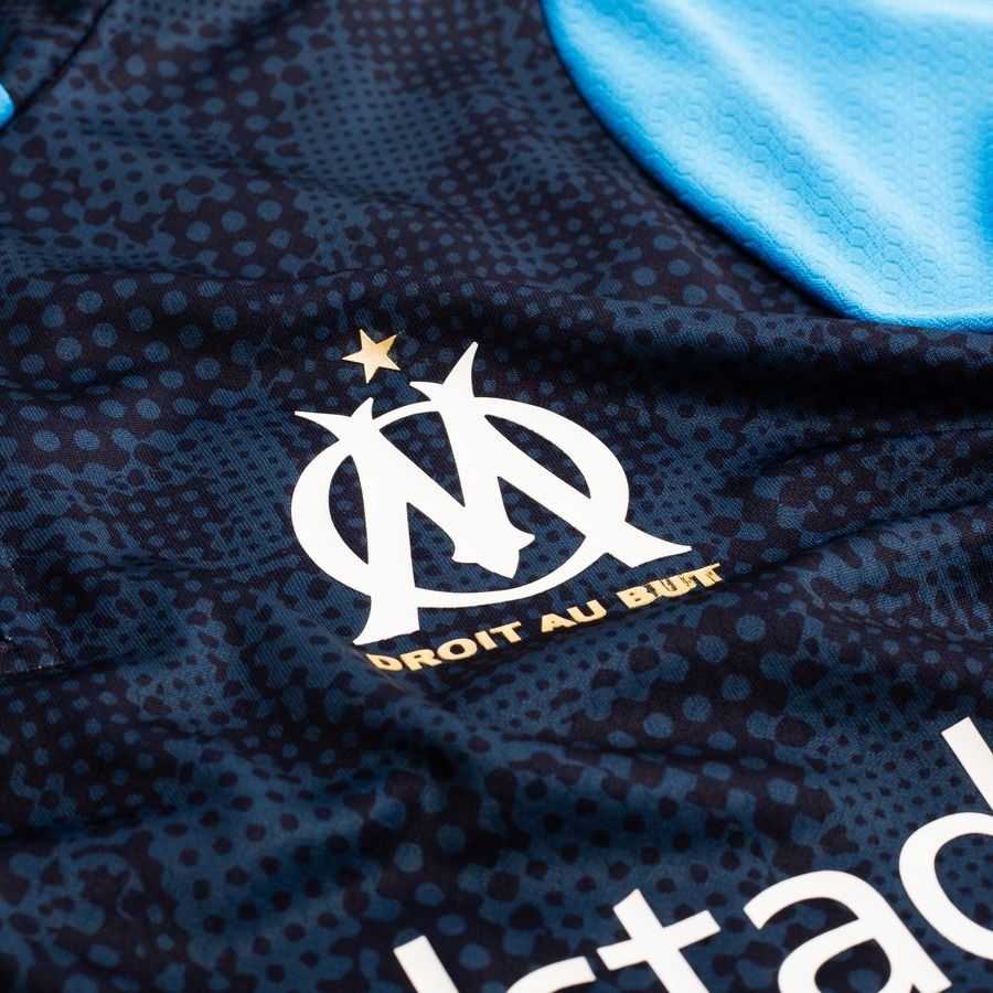 [EFKS] Marseille Zip New Navy/Bleu Azur Training Jersey 1/4
