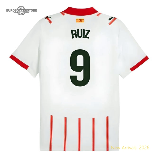 High-Quality High-Quality 2025-2026 Girona Home Shirt (Ruiz 9)