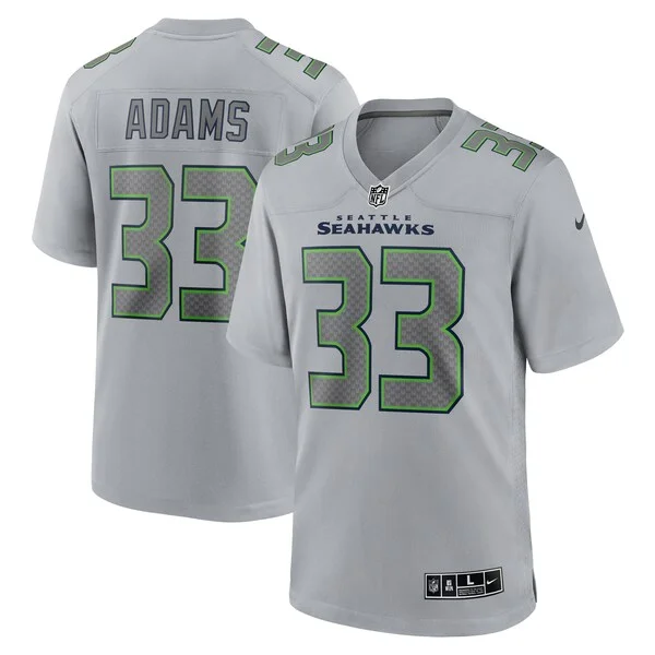 Performance Seattle Seahawks Game Jersey - Premium Gray NFL Fan Jer...