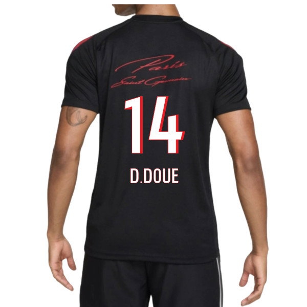 [HP] 2026-2027 PSG Strike Training Shirt (Black) (D.Doue 14)