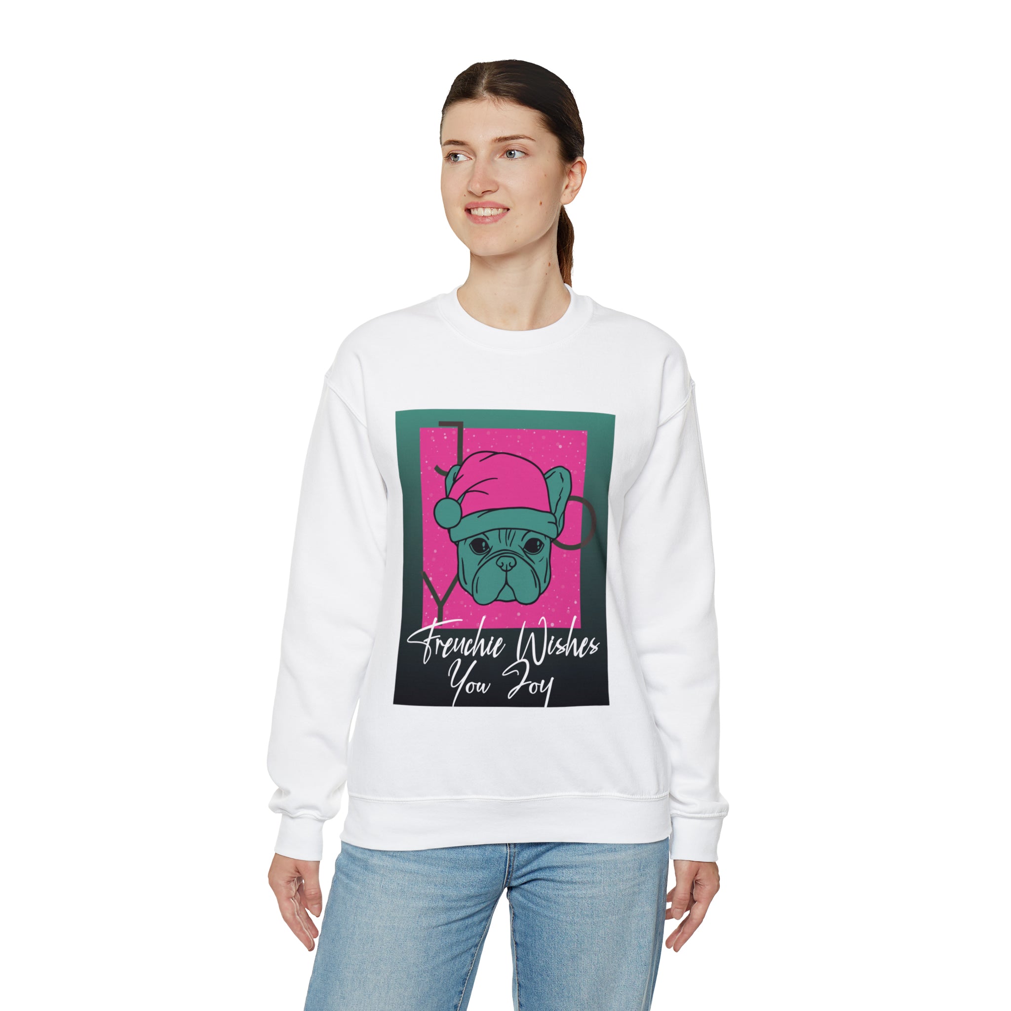 Everyday Frenchie Wish Sweater - Unisex Sweatshirt for Everyday Wear