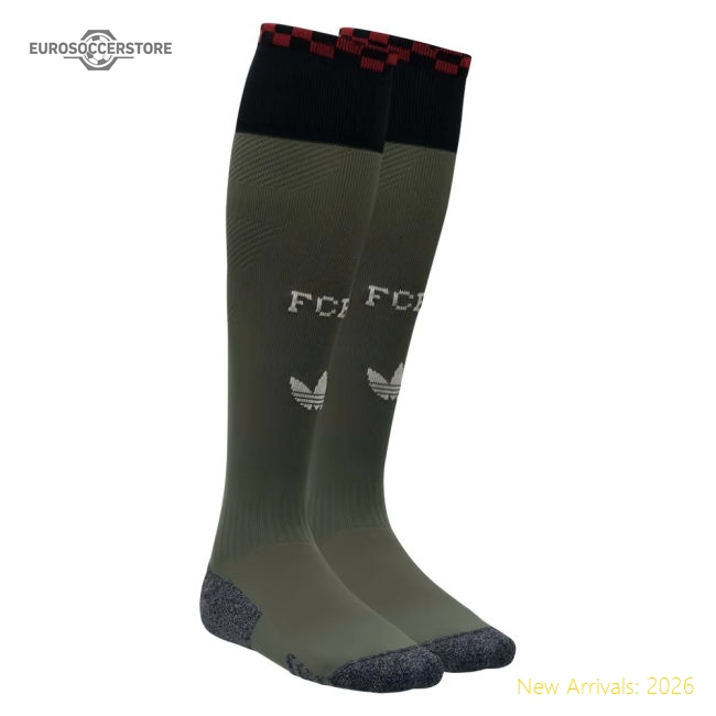 High-Quality 2025-2026 Bayern Munich Third Socks (Base Green)