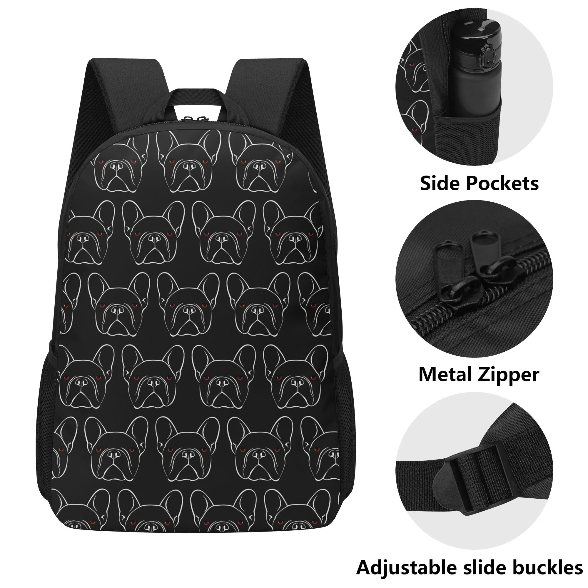 Premium Culture-Inspired Henry - 17 Inch Backpack for Pet Enthusiasts