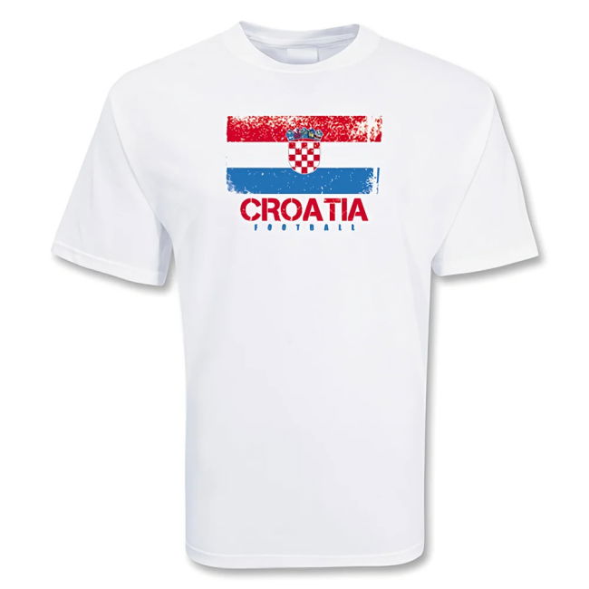 Premium Croatia Football T-Shirt Championship Kit Athletic