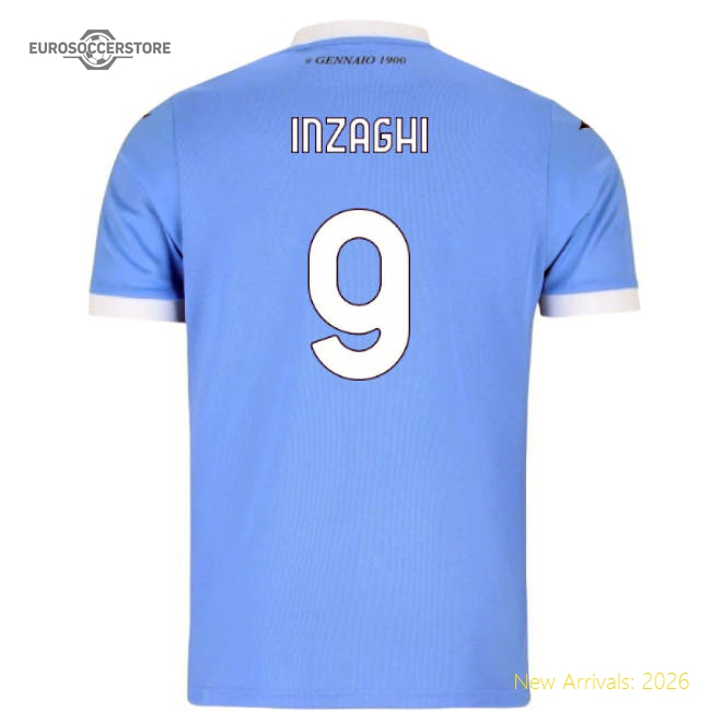 Superior 2025-2026 Biancocelesti Home Shirt (kids) (inzaghi 9)