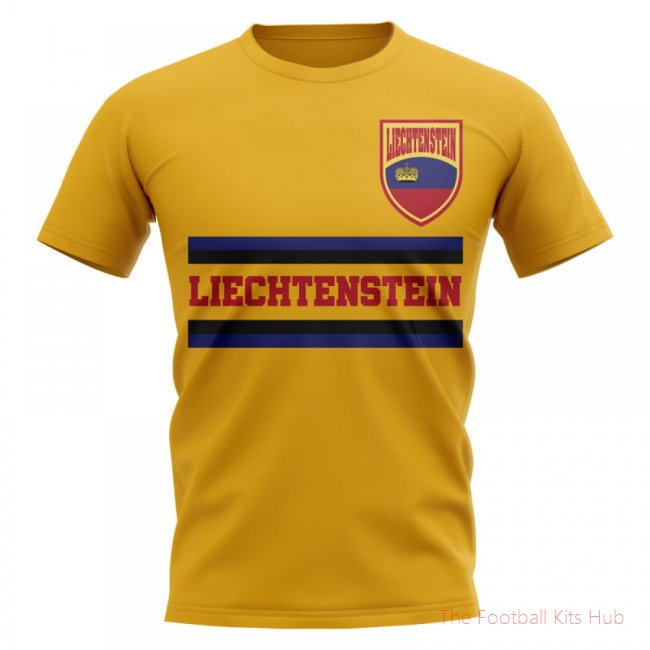 Liechtenstein Core Football Country T-Shirt (Yellow)