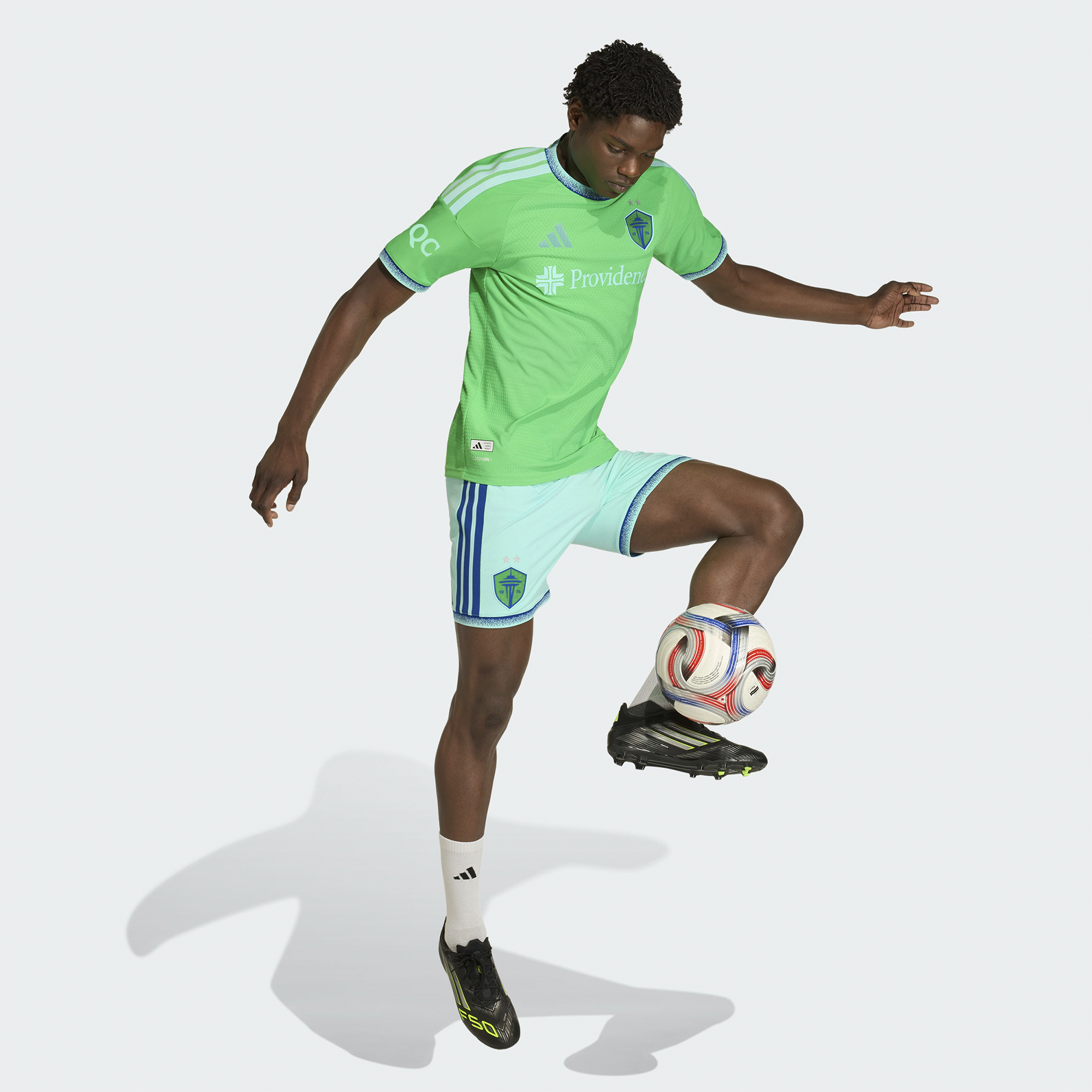 [SJH] Seattle Sounders FC 2026 The Evergreen State Kit On-Field Authentic Patch Jersey - Rave Green