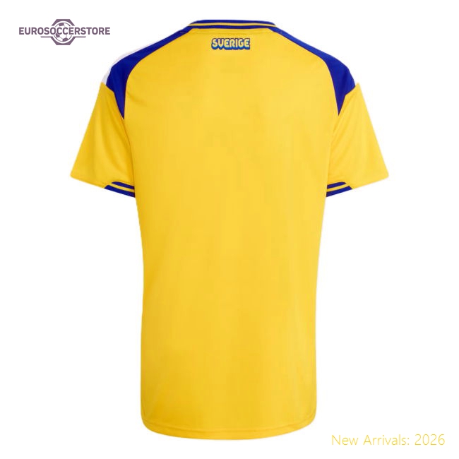 Sweden Children 2026 Home Jersey Shirt Football Fan Match Day Essential