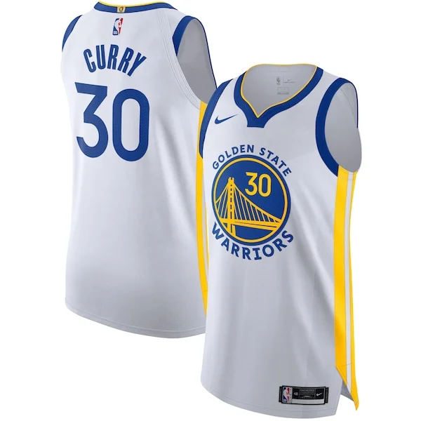 Durable Stephen Curry GSW NBA Jersey - White - Affordable Price
