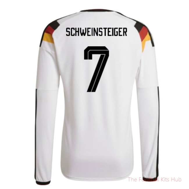 [JED] 2026/27 Germany Authentic Long Sleeve Home Shirt (Schweinsteiger 7)