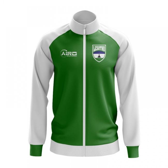 Fan-Favorite Elite Lesotho Concept Football Track Jacket (Green)