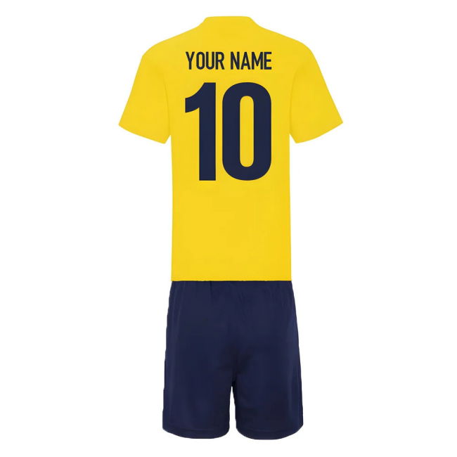 Soccer Personalised Colombia Training Kit Package Player