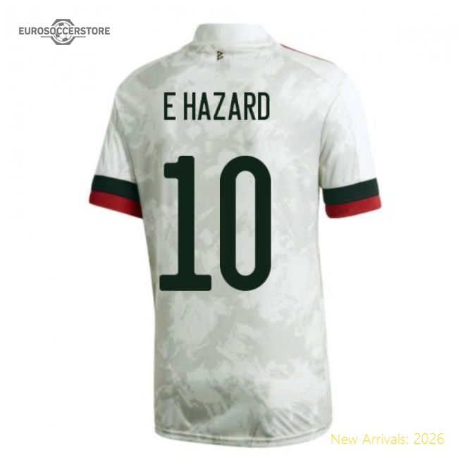 2020-2021 Belgium Away Shirt (E HAZARD 10)