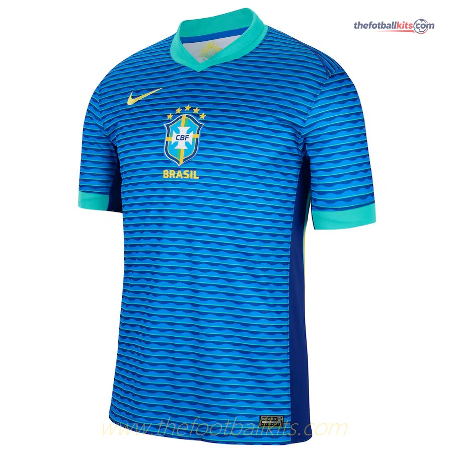 Player Version Brazil Away Team Jersey 2024 Season