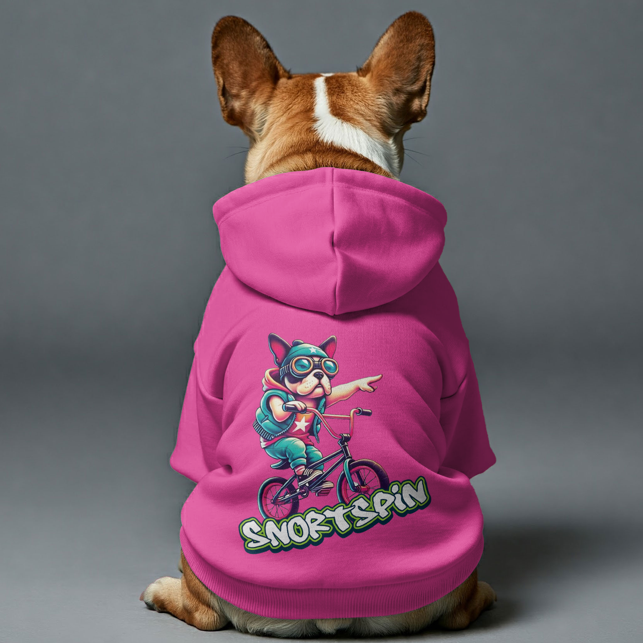 French Bulldog Snortspin Personalized French Bulldog Hoodies With
