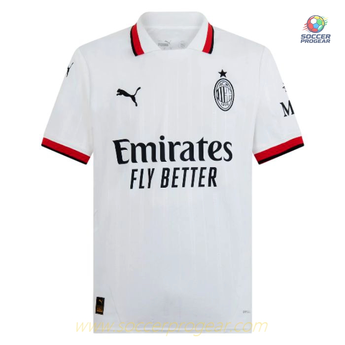 AC Milan Away Team Football Jersey 2024-2025 Season Morata