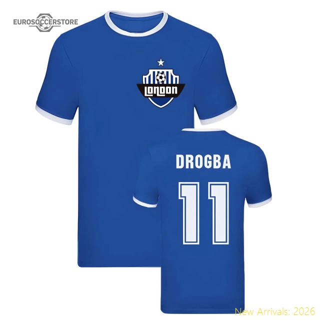 Superior Performance Elite Ringer TShirt Blue Didier Drogba