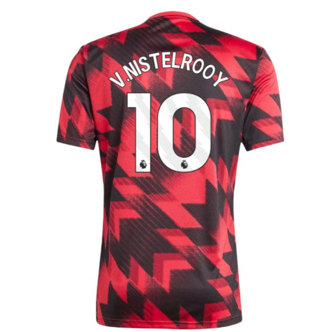 Authentic Design Football Man Utd Pre Match Shirt Red V Nistelrooy...