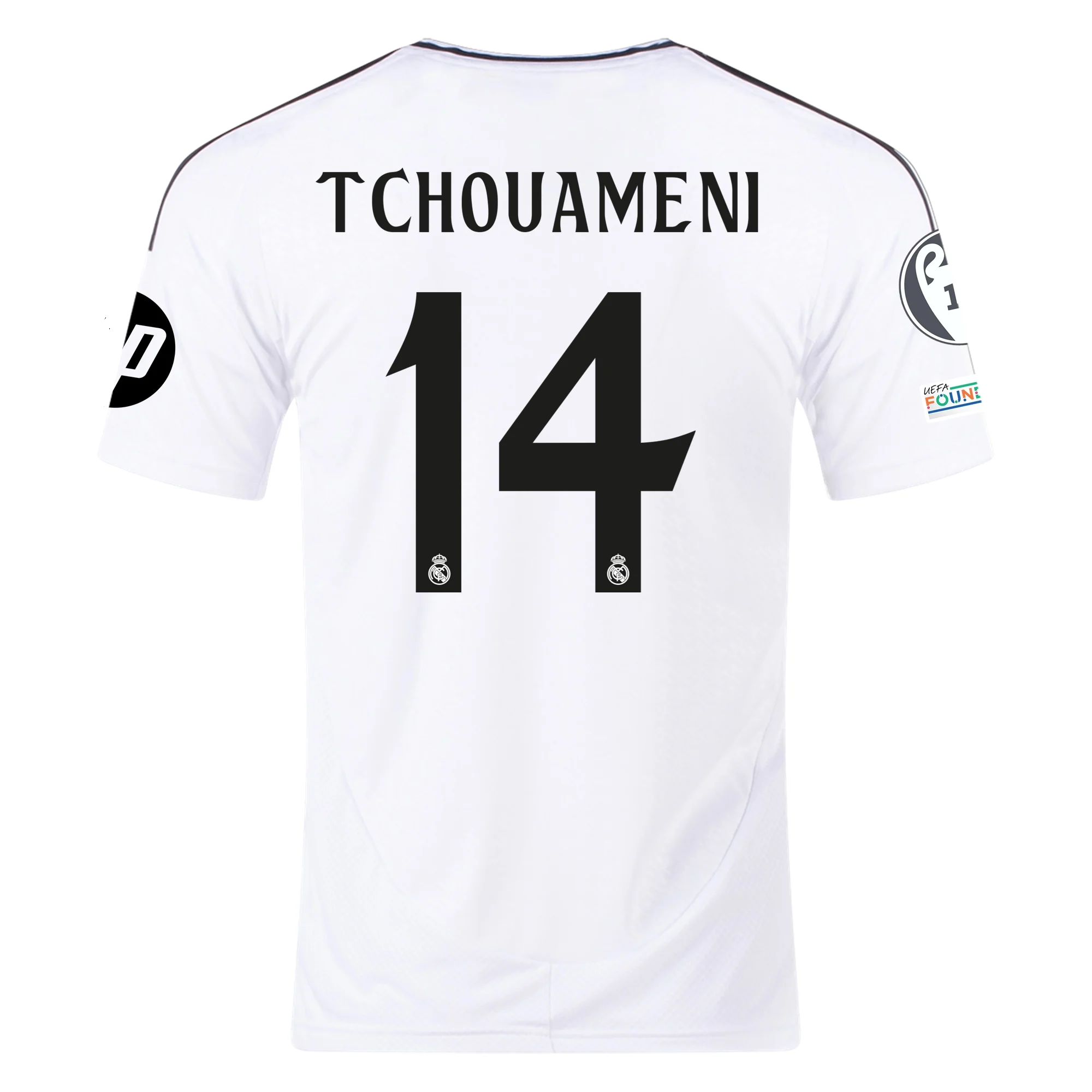 Real Madrid Tchouameni 2024-2025 UCL Home Jersey – Authentic Shirt