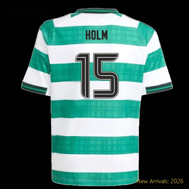 2025-2026 Celtic Home Shirt - Kids (Holm 15)