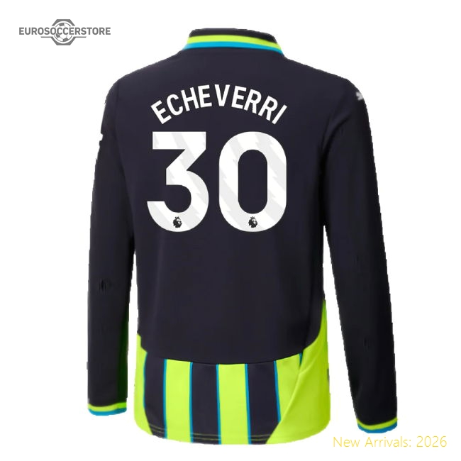 Manchester City 2024-25 Away Fan Version For Kids (Echeverri Match