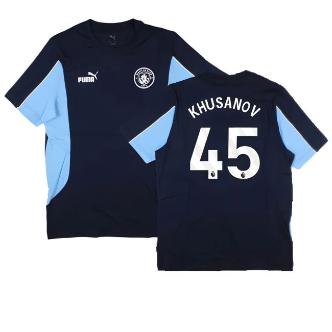 Man City 2024-20 Home Shirt Khusanov #45 L M S