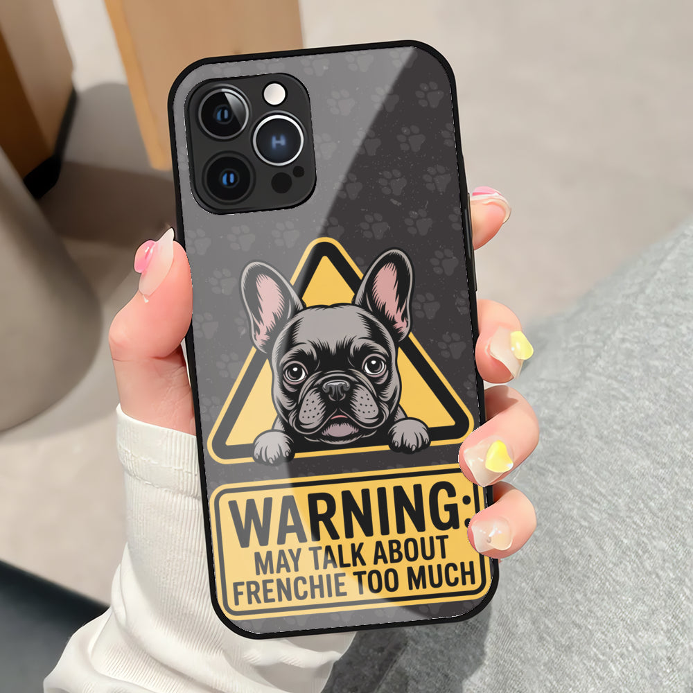 French Bulldog Gracie Iphone & Samsung Glass Case Useful Frenchie Gear