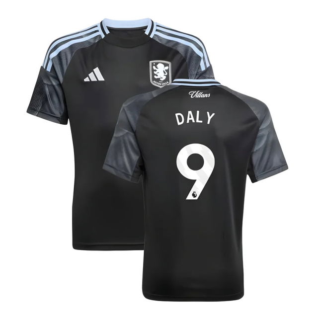 2025-2026 Aston Villa Away Shirt (Kids) (Daly 9) | Timeless Design