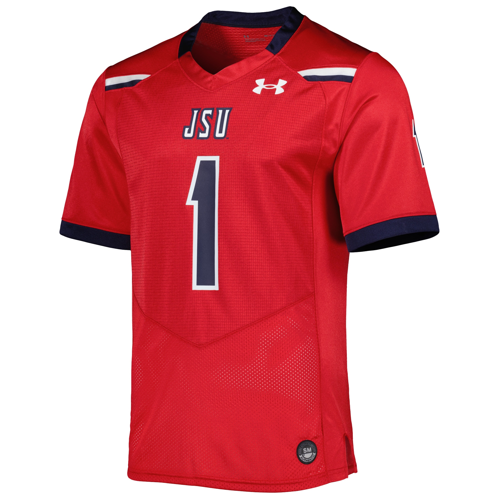 #1 Jackson State Tigers Team Wordmark Replica 2026 Season Football Jersey - Red
