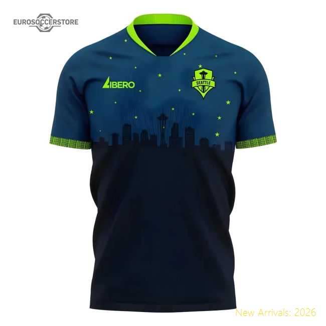 Football Team Seattle Sounders Womens Jersey Advanced Textile