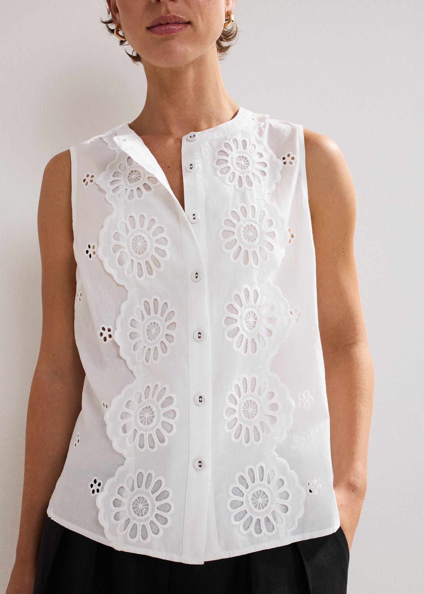 Tilda Broderie Top