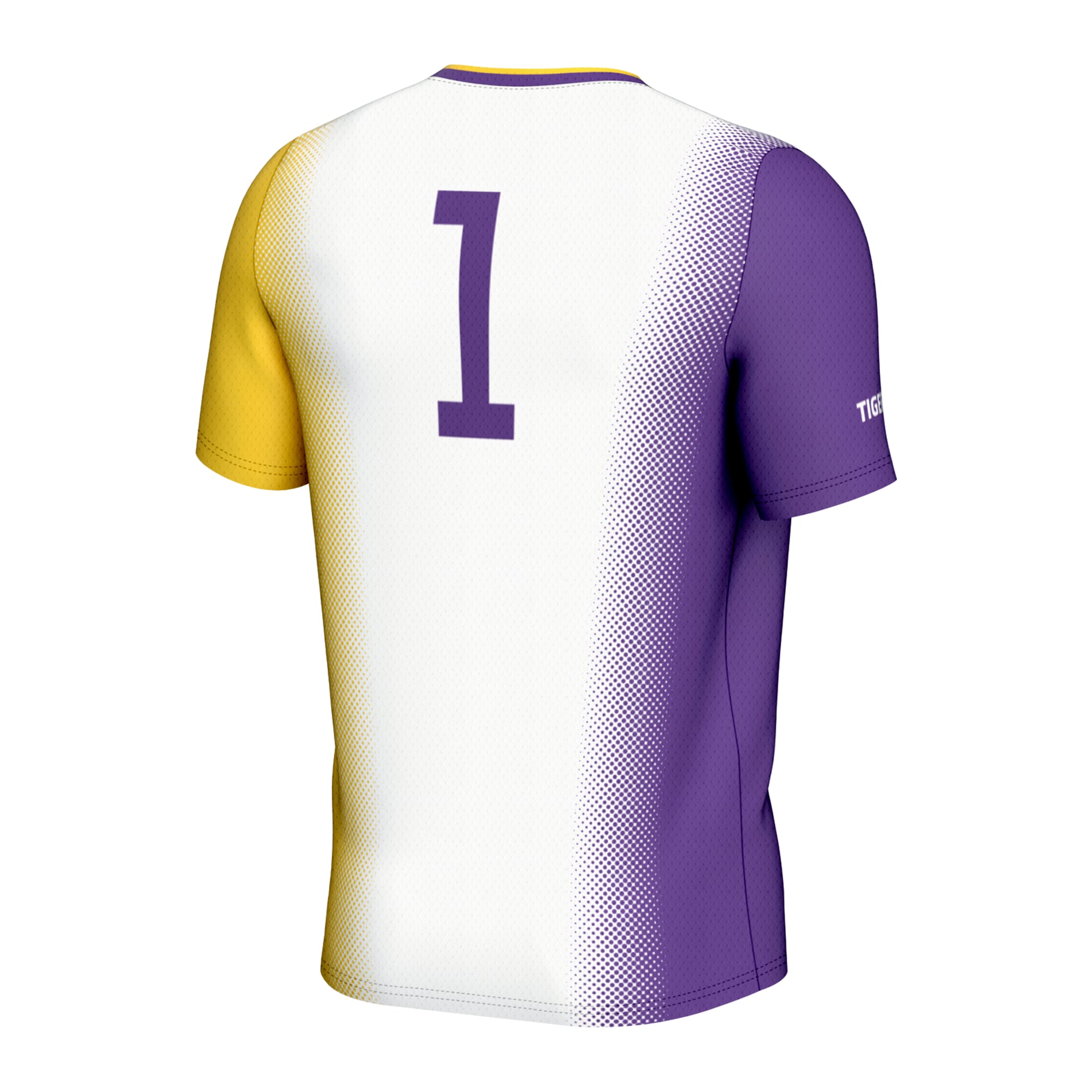 #1 LSU Tigers GameDay Greats Youth Lightweight Women's Soccer Jersey - White
