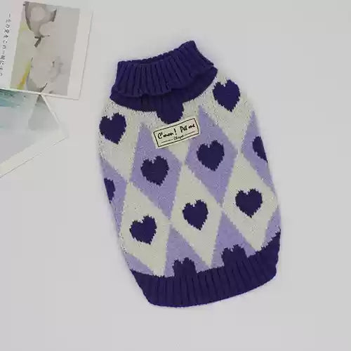 Sweater – Soft Sleeveless Pullover For Small Dogs Frenchie Themed Wear