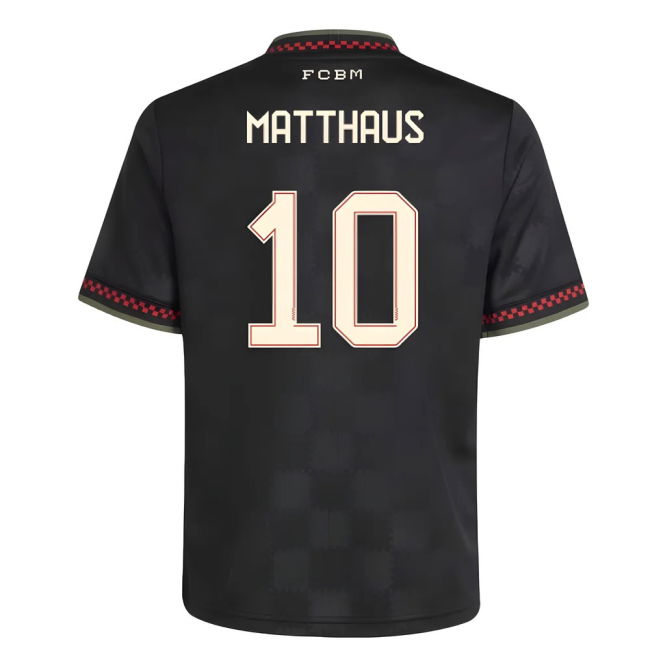 2025-2026 Bayern Third Shirt - Kids (Matthaus 10) Moisture Wicking