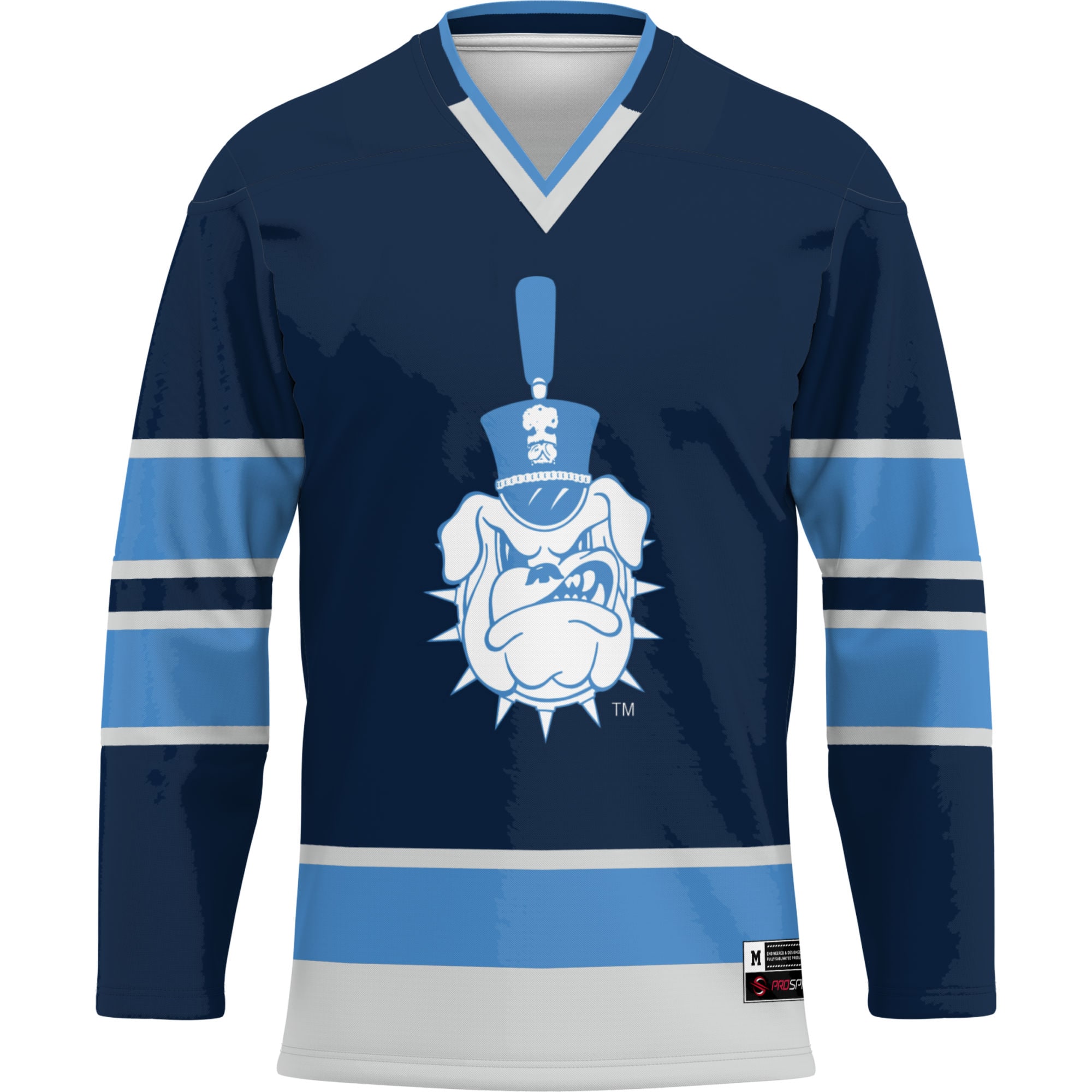 [DDG] Citadel Bulldogs GameDay Greats Hockey Jersey - Navy