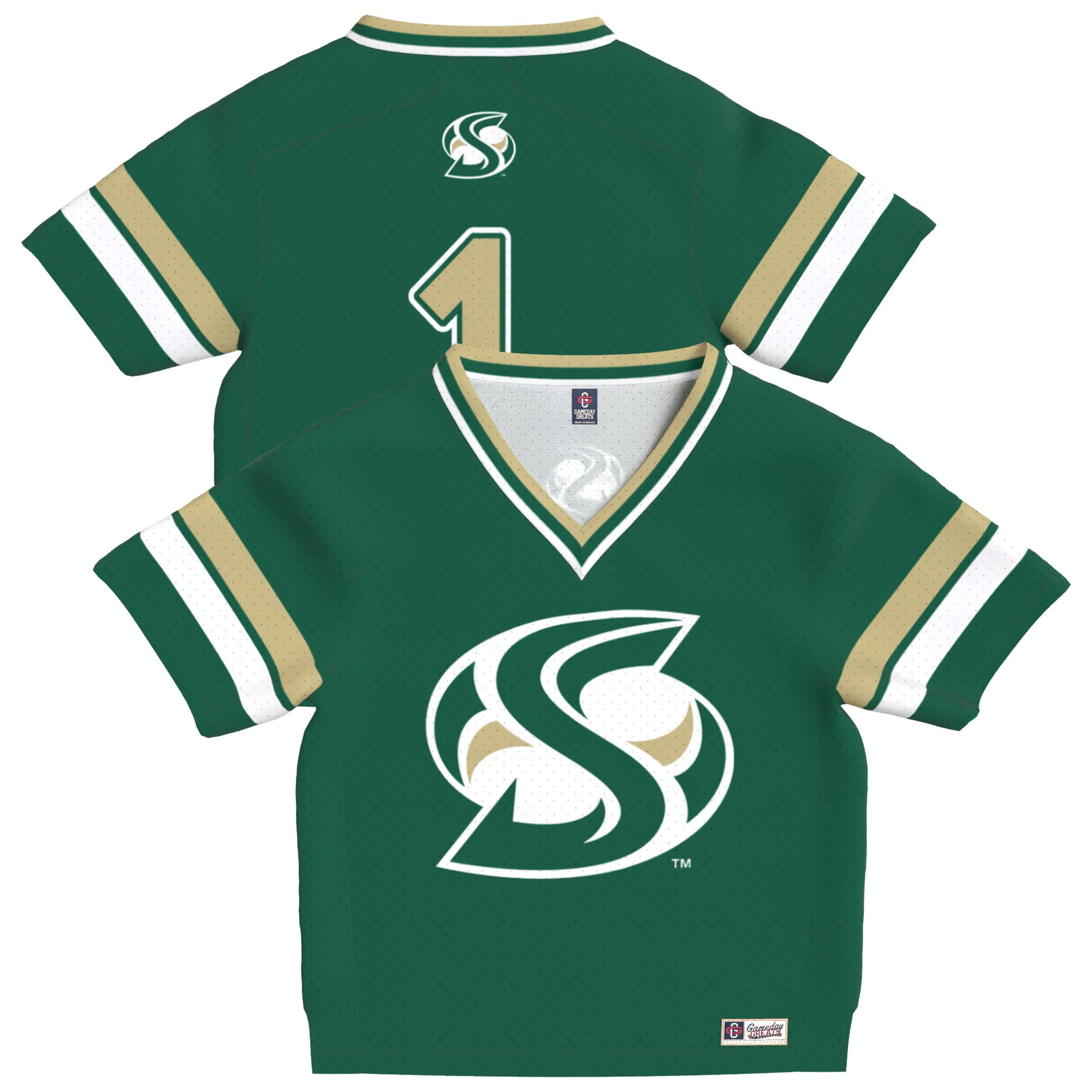 Infant Green Sacramento State Hornets Lightweight Collegiate Football Fashion Jersey