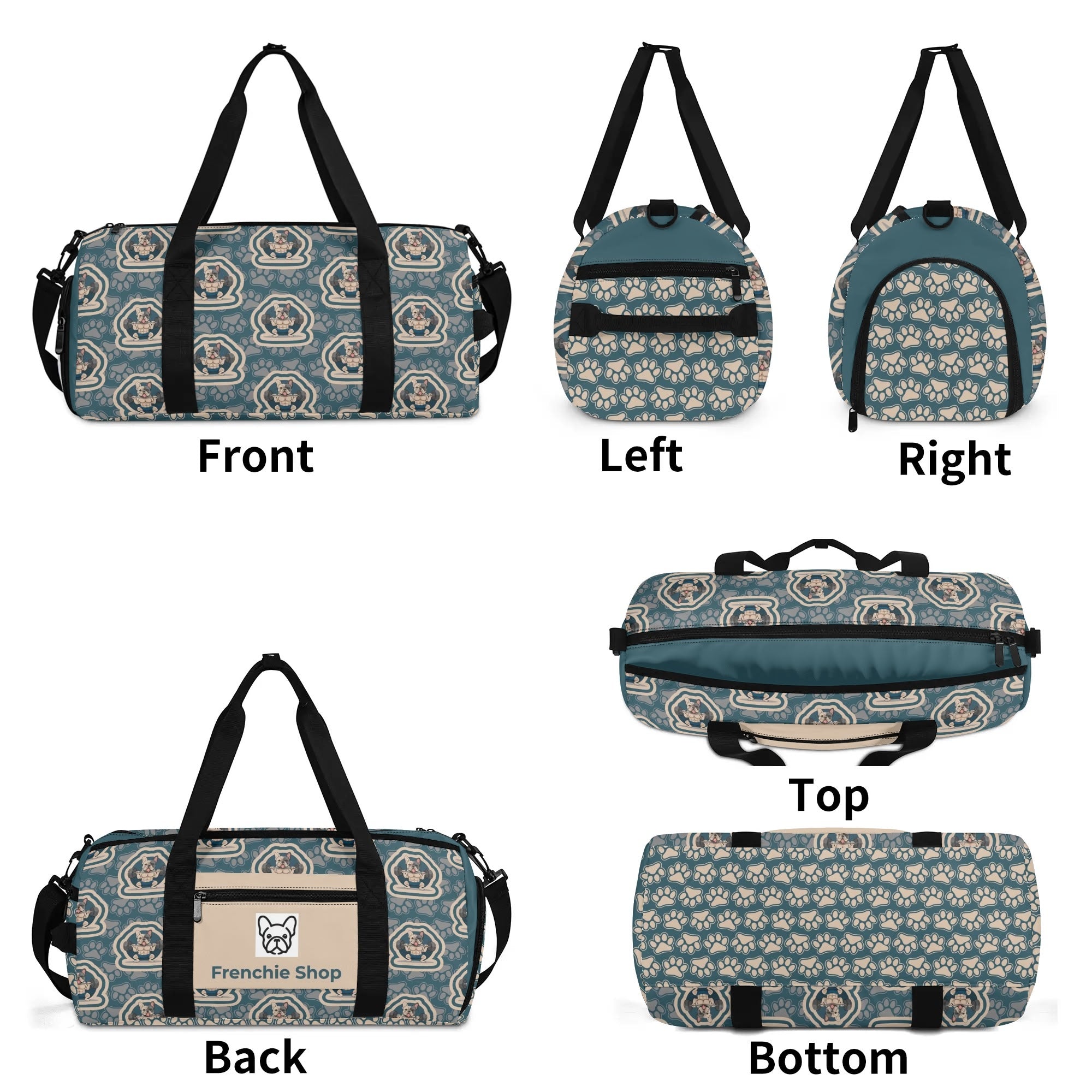 High-Quality Simba - Gym Bag For Frenchie Lovers for Pet Enthusiasts