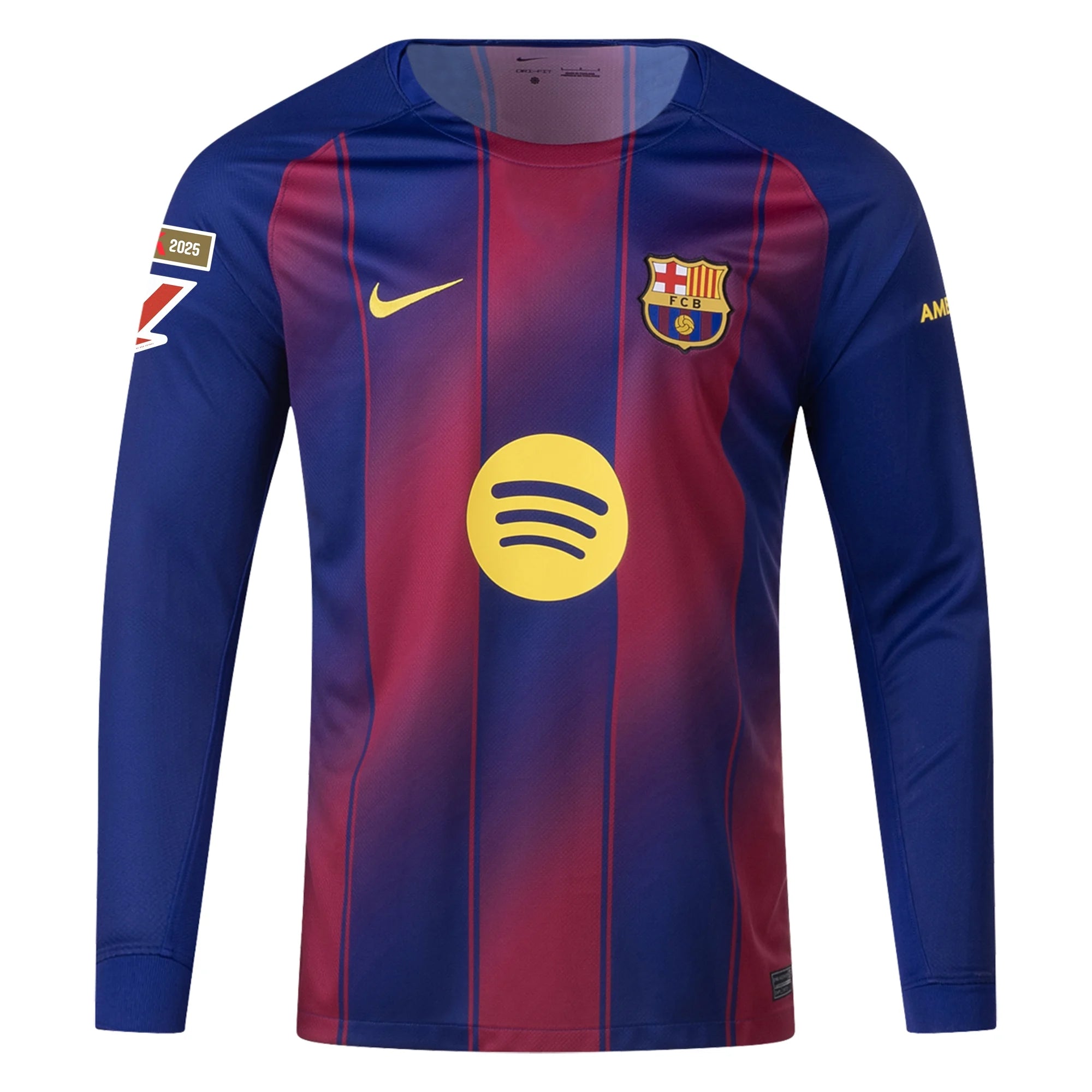 Barcelona Sleeve 2025-2026 La  Home Jersey – Authentic Shirt