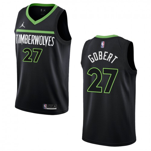 Black Nike Minnesota Timberwolves #27 Clippers Jersey - Moisture-Wicking